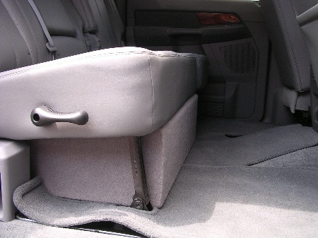dodge ram under seat sub box