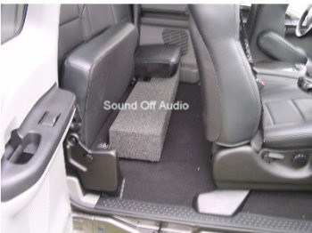 Ford f250 extended cab subwoofer box #2