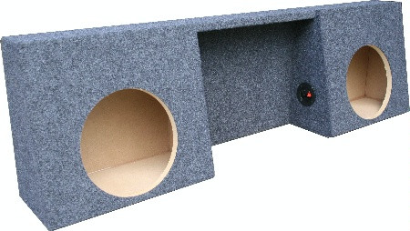 sub box with amp rack