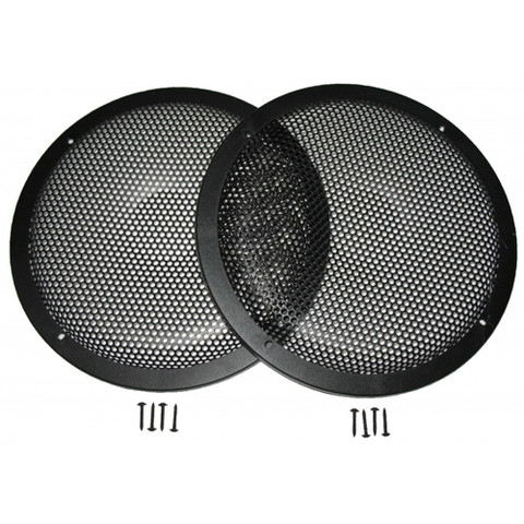 THESE GRILLES WORK VERY WELL WITH WOOFERS UNDER 12.5" WIDE.
PLEASE CALL ME IF YOU HAVE QUESTIONS.