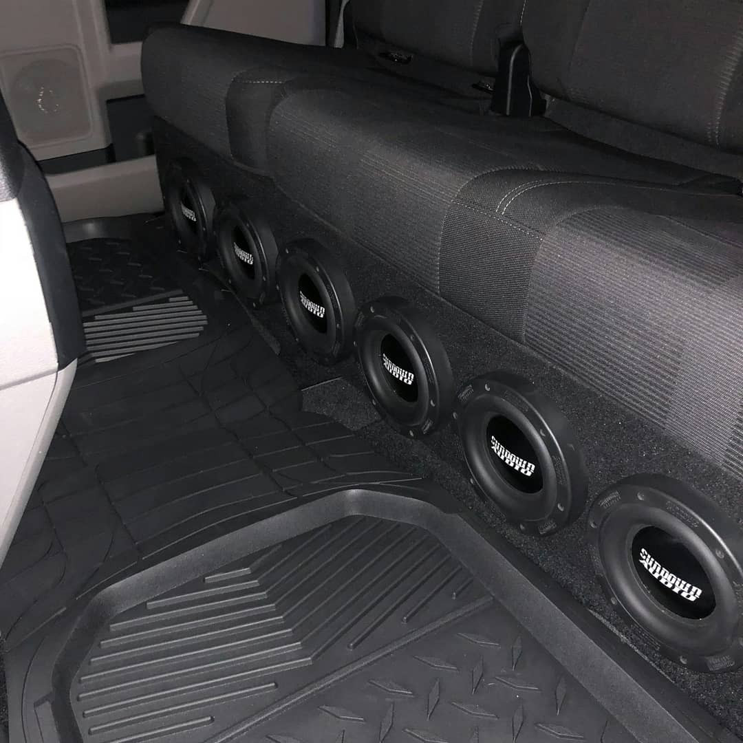 subwoofer box for ford f150 crew cab