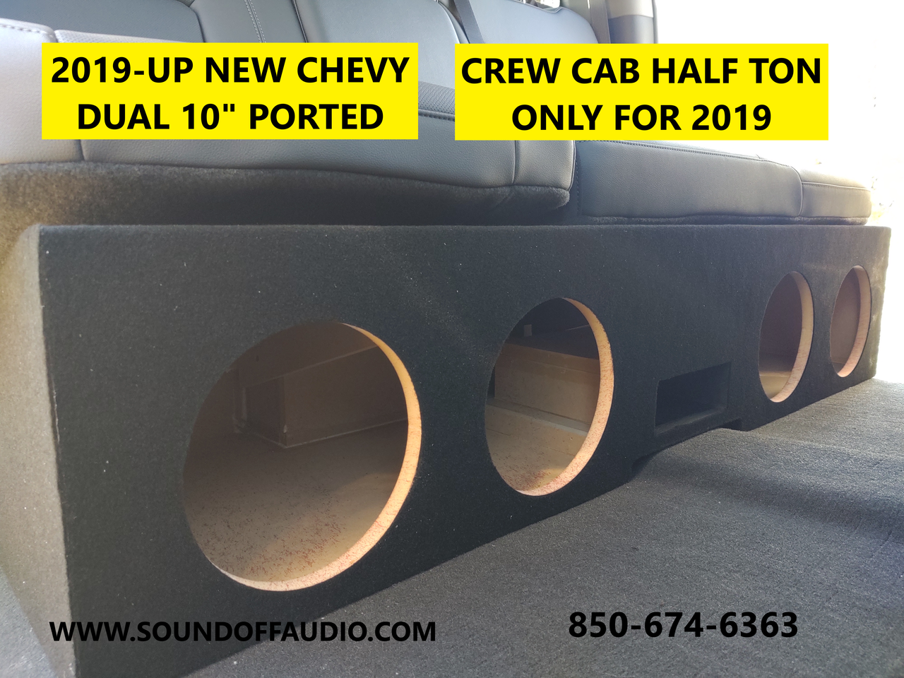 2019 silverado crew cab sub box