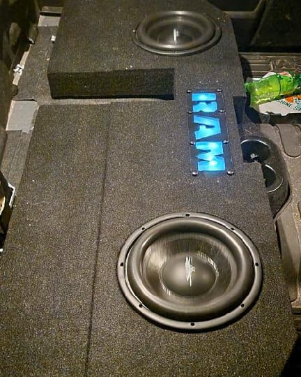 Dodge ram best sale ported sub box