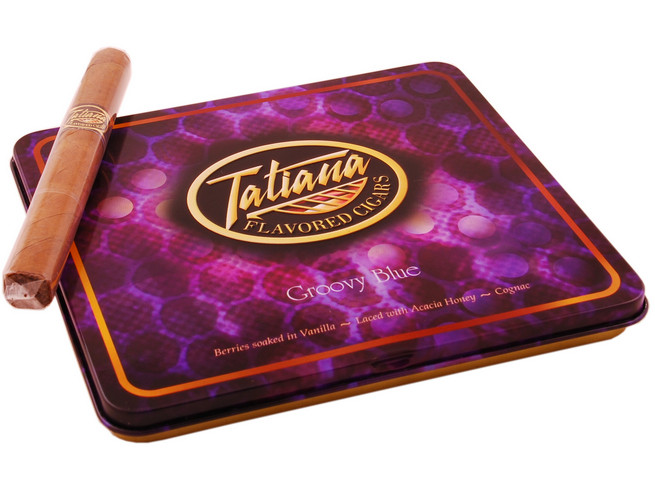 Tatiana Classic Groovy Blue 5 Tins of 10 Cigars - Pack of 50