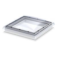 VELUX 47 1/4 x 47 1/4 Flat Roof Skylight Base and Polycarbonate Top Cover CFP 120120 0010