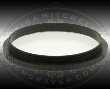Leica Lens Shield made of high quality optical glass to protect objective lenses for A60 and S6 series microscopes.