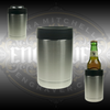 Engravable 18-8 double walled stainless steel vacuum cup/bottle holder is a practical item that can be beautifully engraved available at Engraver.com