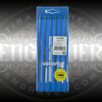 Glardon® Vallorbe Set of 6 Needle Files, 160mm, Cut 0 by Engraver.com