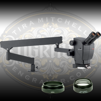 Special Leica A60-F Hand Engraving and Stone Setting Package including the A60 Microscope Head, Flex Arm Stand, LED Ring Light, Objective Lens of your choice and a Lens Adapter.  All Genuine Leica products from Engraver.com.