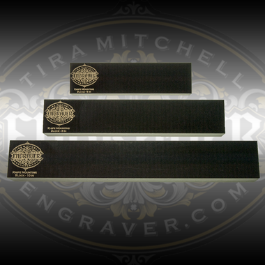 Engraver.com Knife Mounting Blocks - Set of 3 - Includes 6, 8 and 10 inch blocks