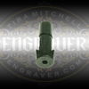 Universal Collet, 3/32 inch bore, for the PulseGraver™ at Engraver.com.  5 Easy index slots to fit gravers of any shape and right or left handed people. Designed for the PulseGraver™ and fits other engraving tools with a 1/4 inch sleeve and a tab to prevent rotation.
