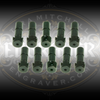 10 Pack of Universal Collets with a 1/16 inch graver bore for the PulseGraver™ available at Engraver.com. 