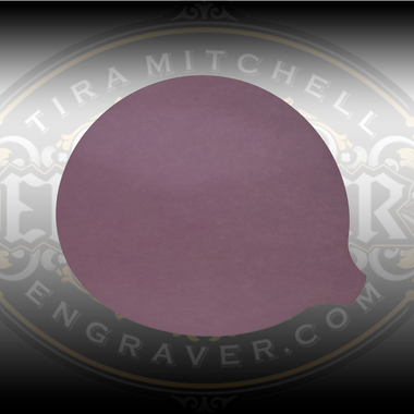 Graver Polishing Film for Carbides, 5 inch disk.  Adhesive disks that can be applied to the back of diamond wheels to polish carbide gravers.
