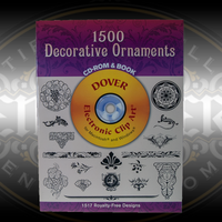 1500 Decorative Ornaments, Book and CD of royalty free images for jewelers and engravers