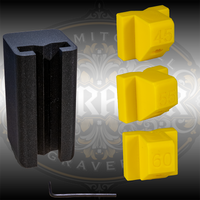 Face Fixer Set for Engraver.com's Sharpening System - includes 45, 55, and 60 degree blocks.