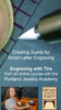 Creating a Slant from Engraving with Tira - a Beginner's Course for Lettering in association with the Portland Jewelry Academy