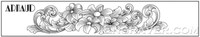 Low resolution watermarked image of Arnaud's design for a bracelet with flowers and scrolls