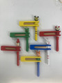 Animal Face Wood Gragger-Assorted Colors-6.5"x5" (GR-601966)