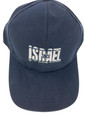 Black Cap-Embroidered "ISREAL"- Magen David (I-IC#17)
