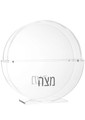 Lucite Standing Round Matzah Box 15"x4" (P-ZLMBR)