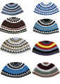 Knitted Colored Kippah-Asst. Colors/Sizes 21cm-24cm (MC-CKK) 06109