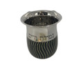 Stainless Enamel Washcup-Black Waves Design- Blessing (WC-X5026B)