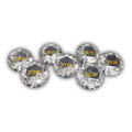 Set of 7 Crystal Diamond Shaped Napkin Weights-Gold-Blessings (SHB-11301)