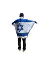 Isreali Flag Cape/Body Flag 35"x58" (I-ISFC)