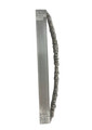 Silver Coiled Lucite Mezuzah Case 15cm (MZ-OJ32502)