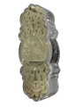 Small Lucite Besamim Holder with Gold Lasercut Design-Borai Minai Besamim 3.5" (HV-OJBSS2)