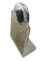 Large Lucite Besamim Holder with Gold Lasercut Design-Ashkenaz Seder Havdala 7" (HV-OJBSL6)