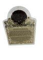 Large Lucite Besamim Holder with Gold Lasercut Design-Gut Fun Avrohom 7" (HV-OJBSL7)