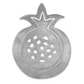 Aluminum Trivet Two Piece Set Pomegranate Shape Silver (EM-MHD1)