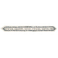 Embroidered Atara + 4 Corners Jerusalem/Blessing  Blue (EM-ATM8B)