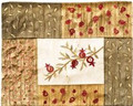 Talit Bag Patches & Embroidery Pomegranate Gold (EM-TE-2G)