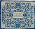 Tallit Bag Full Embroidered BLUE / SILVER (EM-TBF-6)