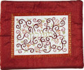 Embroidered Tefillin Bag Maroon (EM-FMD-5)