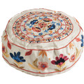 Embroidered Kippah WHITE (EM-HME-3W)