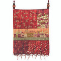 Emanuel Bag Patches & Embroidery Jerusalem Maroon (EM-PBE-3R)