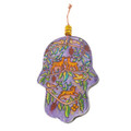Glass Hamsa- Large 6"x4" (EM-HG)