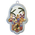 Emanuel Embroidered Hamsa Small 3"X5" (EM-HES)