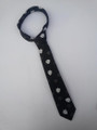 chanukah dreidel tie, Adults, Small size 24", black (TIE#9-2)
