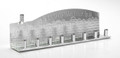 Tin Menorah Silver (M-TIN)
