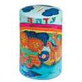 Yair Emanuel Round Tzedakah (Charity) Box - Noahs Ark TZR-1