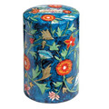 Yair Emanuel Round Tzedakah (Charity) Box -Flowers TZR-5