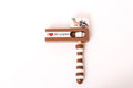 Small I Love Jerusalem Gragger (Brown) (GR-ILIS)