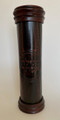 Antique Leather & Wood Megillah Holder 12" (MG-ALR12B)