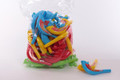 Round Neon Colored Toy Shofars (SH-PLCLR-S)