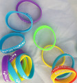 Multicolor Silicone Bracelets-- Mazal Tov (18 Pack) (D30-0263)