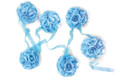 9' Garland with 6 Rose Balls, Multiple Colors (CLA-20160221)